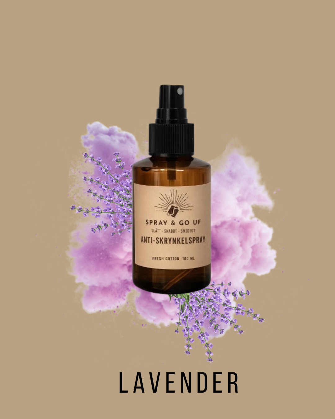 Anti-skrynkelspray 100 ml (Lavender)
